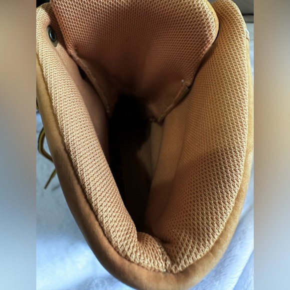 Timberland Women's Wedge Ankle Boots Nubuck Leather Wheat Waterproof 6 1/2 - Picture 15 of 16